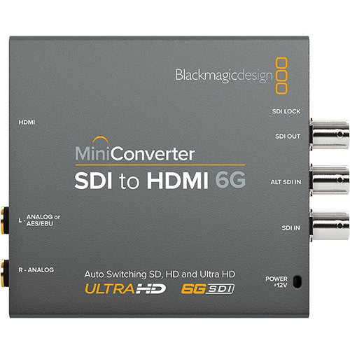 sdi to hdmi ultra hd mini converter 6g sdi