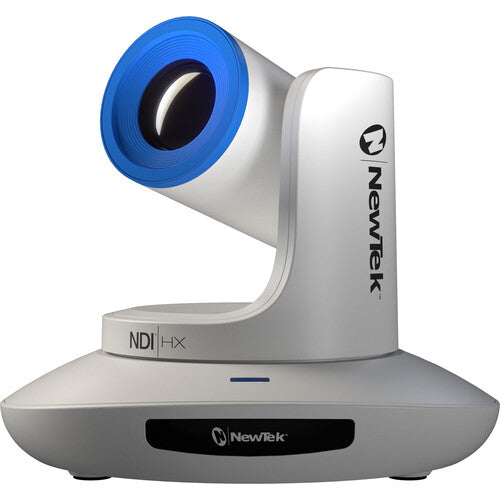 newtek white camera blue rim