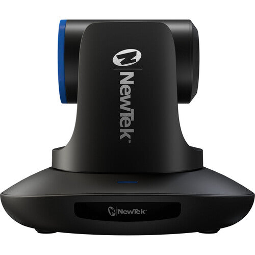 black newtek camera blue rim camera side