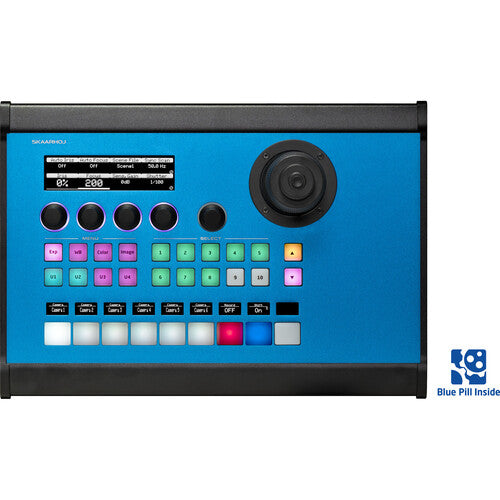 blue pill inside skaarhoj console