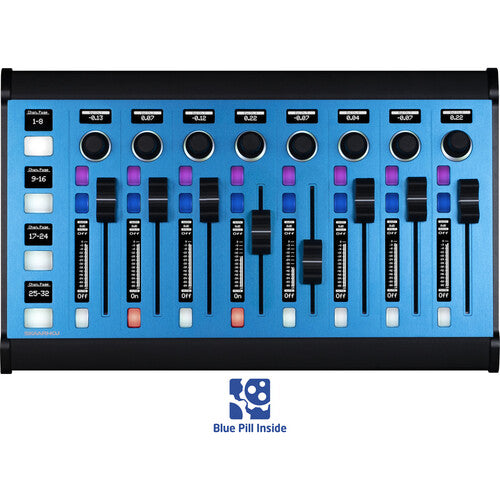 skaarhoj blue and black console