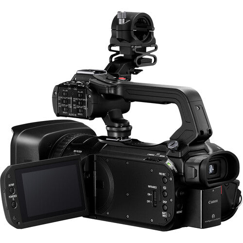 canon camera rig with mic holder and screen back