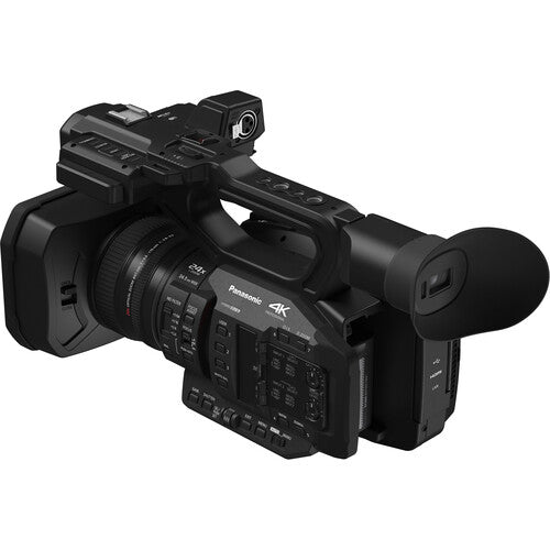 advanced broadcast camera with lens attachment