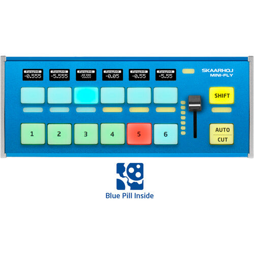 blue pill inside keypad