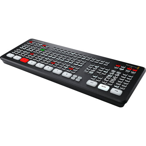 professional video switcher with multiple buttons