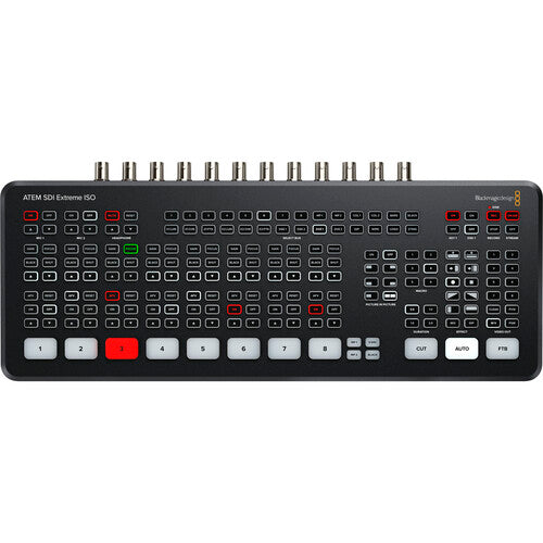 compact live production panel with controls