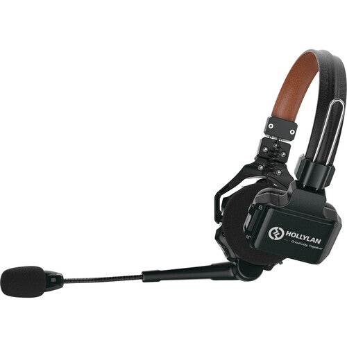 hollylan large headset and microphone side view