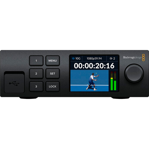 Blackmagic Design Teranex Mini SDI to Analog 12G, best used for analog video editing, front