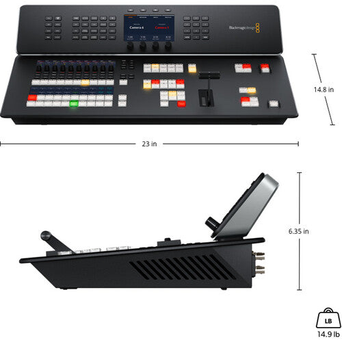 high-end control surface for video switching multiple angles