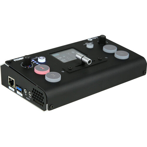 rgb link port and front view