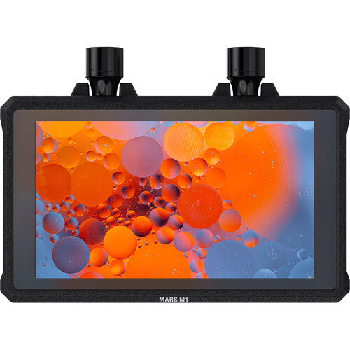 mars m1 orange and blue bubble display front