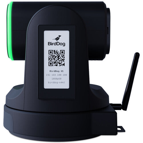 black camera turning smoothly in space