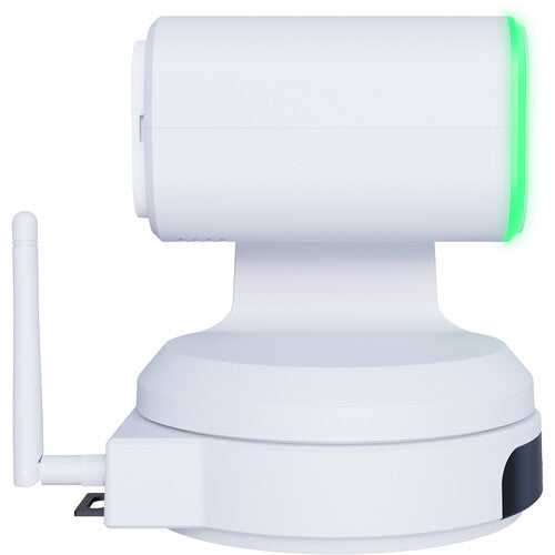 white security-style camera for video capture