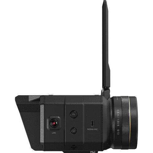 Hollyland VenusLiv V2 All-in-One Live Streaming Camera, best used for live streaming, right side view of the product.
