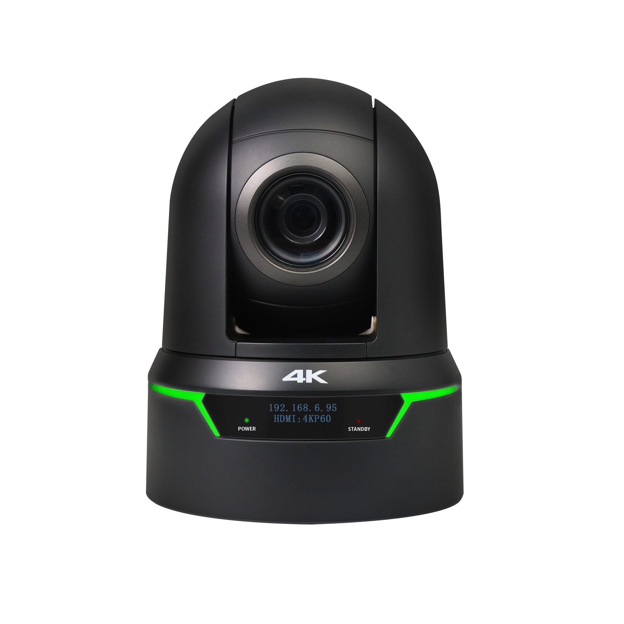 power standby rotating camera front green