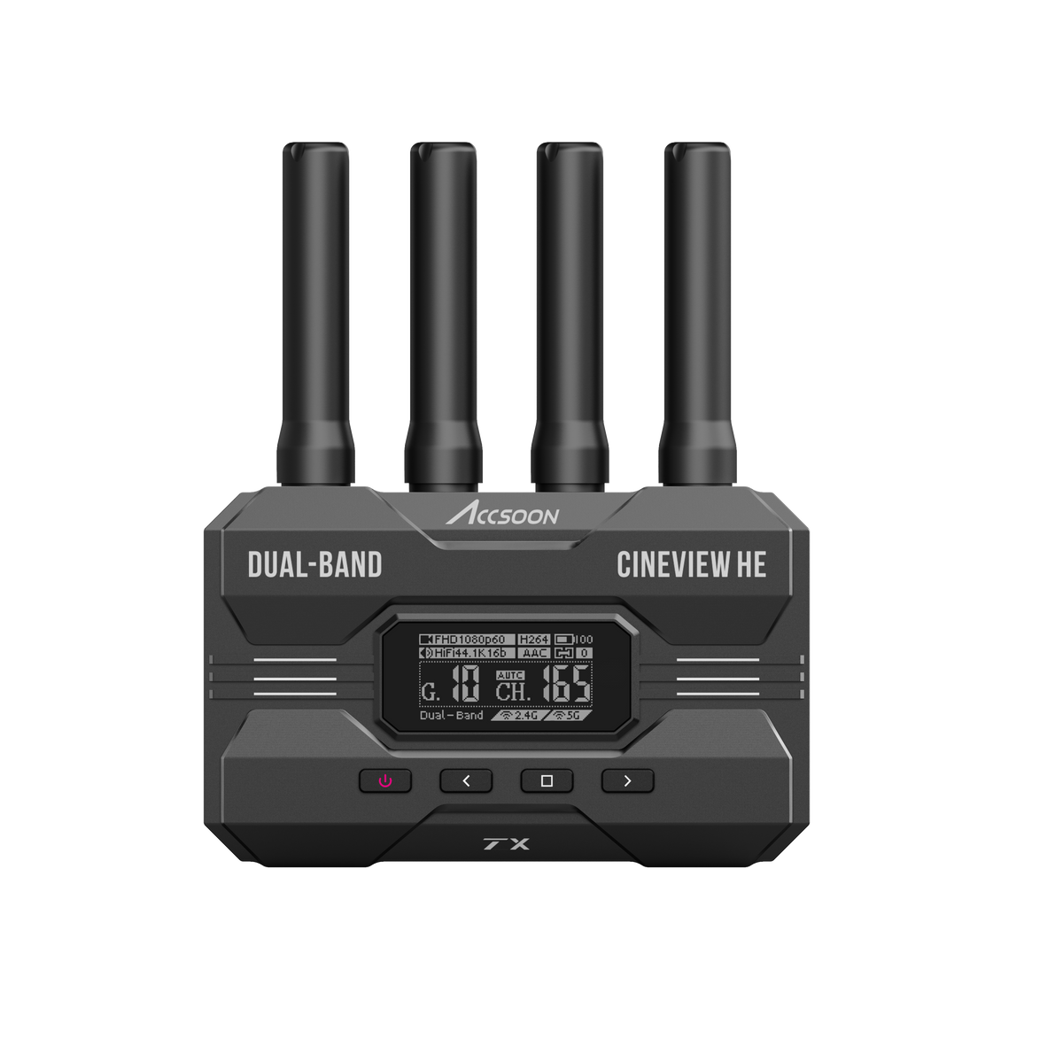 Accsoon CINEVIEW HE デュアルバンド Shop: Accsoon CineView HE Wireless Video Transmitter Set – Applix