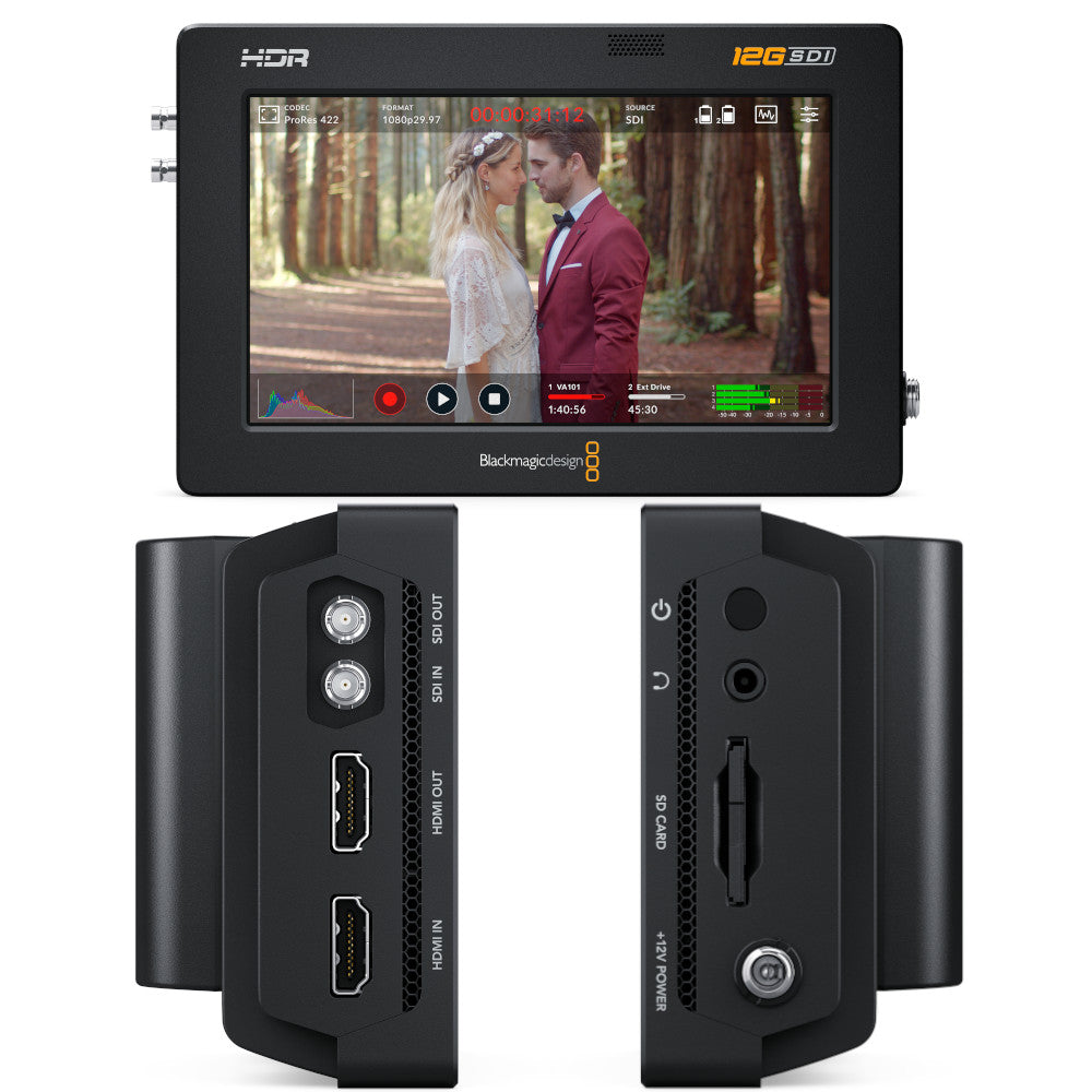 hdr 12g sdi screen and navigation