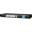 Blackmagic Design ATEM 2 M/E Constellation HD, best used for broadcast-level switching, front-right view of the product.