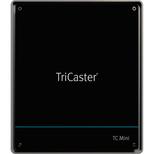 Vizrt TriCaster Mini X HDMI, best used for live video production, front view of the product.