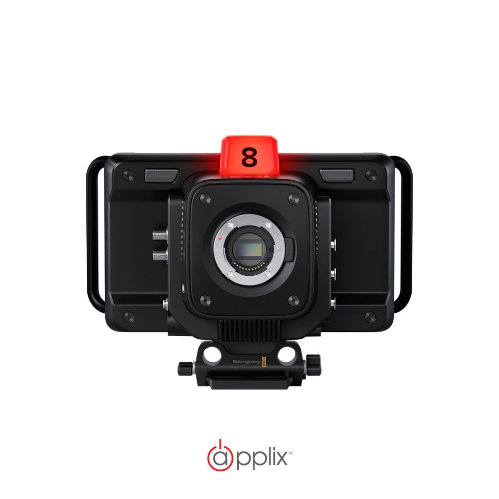 An image of the Blackmagic Design Studio Camera 4K Pro G2 (front).