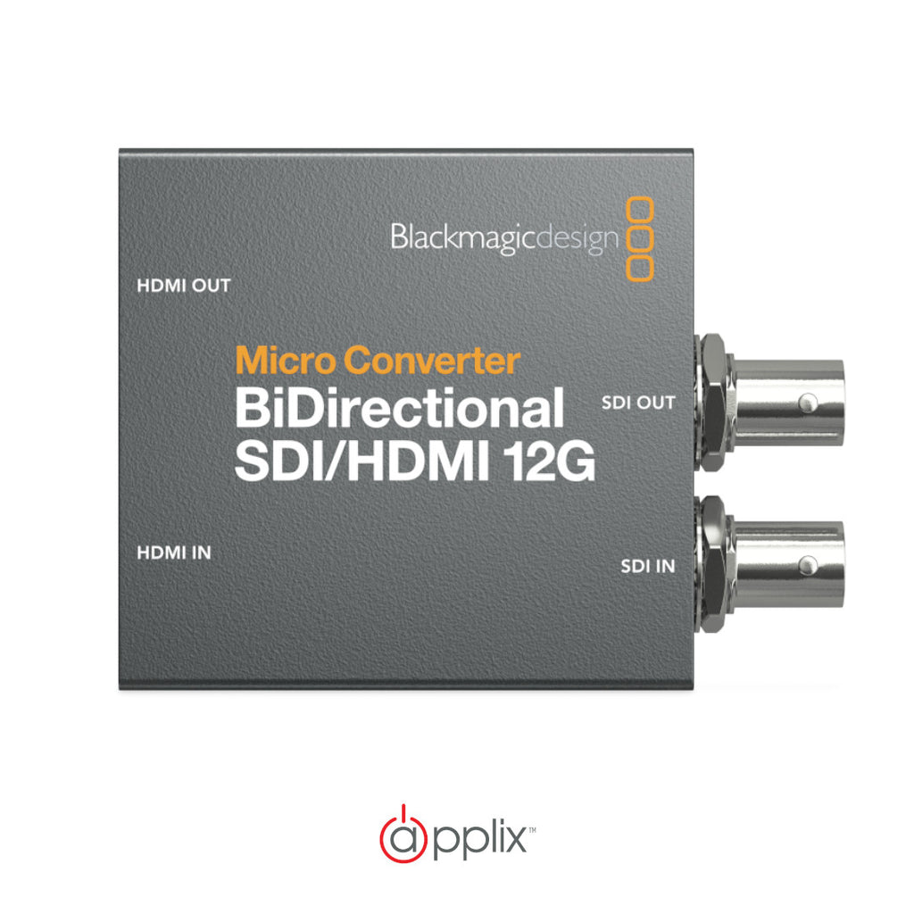 An image of the Blackmagic Design Micro Converter Bi-Directional SDI/HDMI 12G (front).