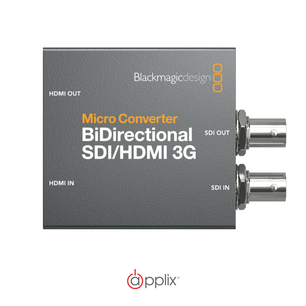 An image of the Blackmagic Design Micro Converter Bi-Directional 3G (front).