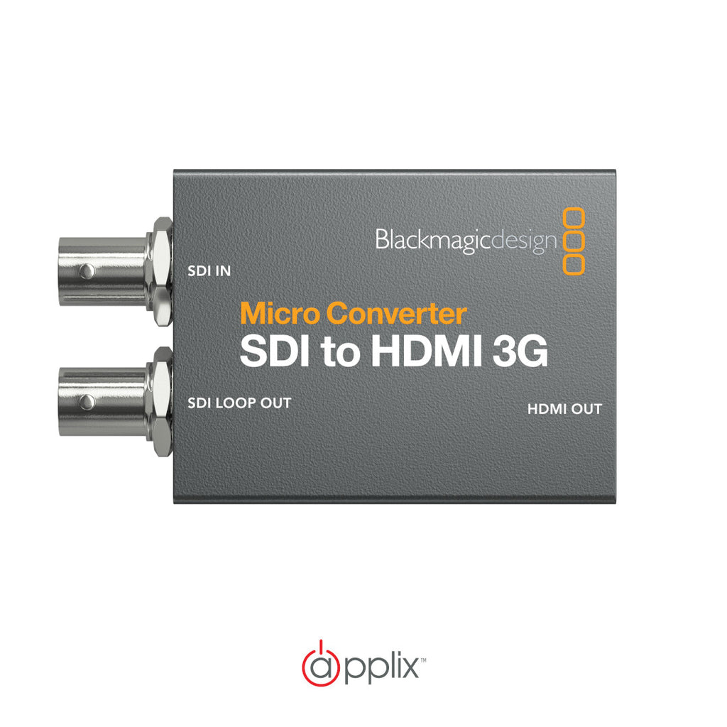 An image of the Blackmagic Design Micro Converter SDI To HDMI 3G (front).