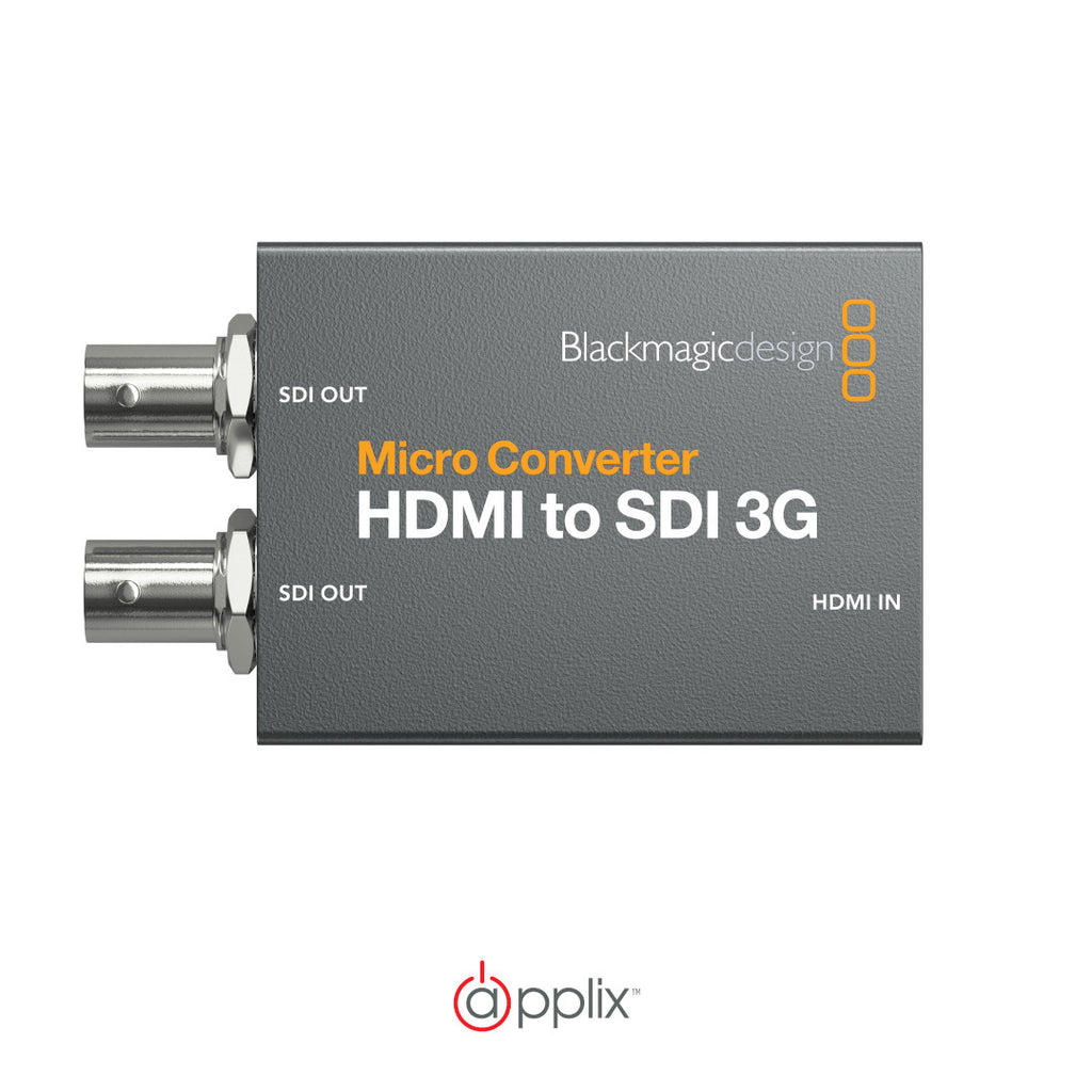 An image of the Blackmagic Design Micro Converter HDMI to SDI 3G, sold by Applix.