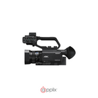 Sony PXW-Z90 4K HDR XDCAM Compact Camcorder, best used for video production capture, side view of the product.