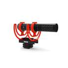 Rode VideoMic GO II Lightweight Directional Microphone, best used for compact audio capture, side view of the product.